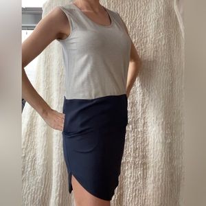 Kit and Ace dress with silk attached skirt